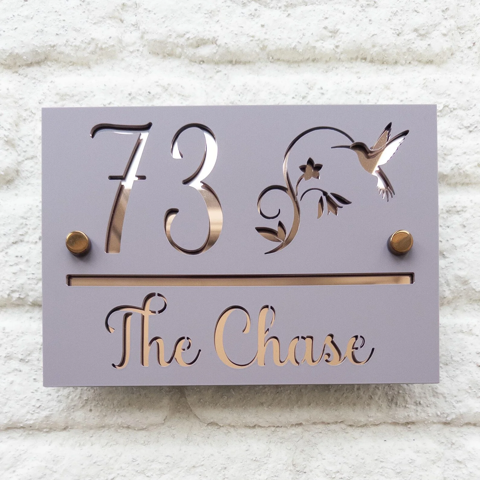 جديد رقم المنزل تسجيل لوحات جدار المنزل قطع الليزر مات رمادي داكن الاكريليك رقم منزل جديد هدية شخصية عنوان اللوحة