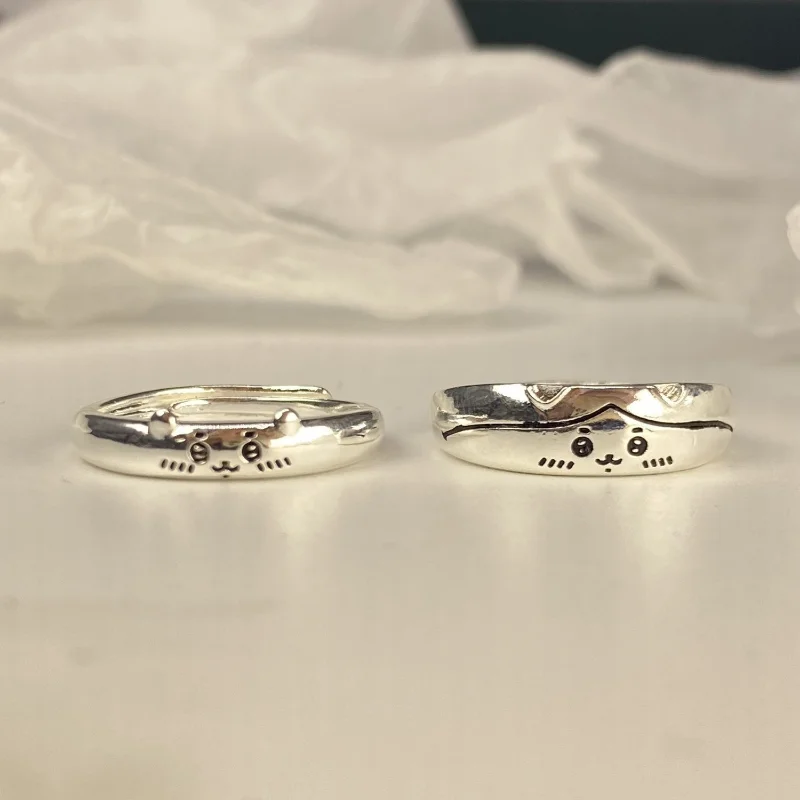 Chiikawa Rings Kawaii Opening Adjustable Ring Women Fashion Finger Ring Girls Simple Jewelry Accessories Decoration Supplies image 4