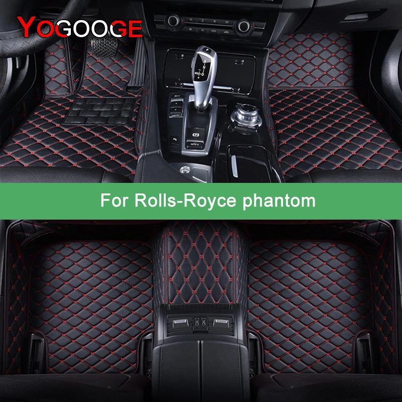 

YOGOOGE Custom Car Floor Mats For Rolls-Royce phantom Auto Carpets Foot Coche Accessorie