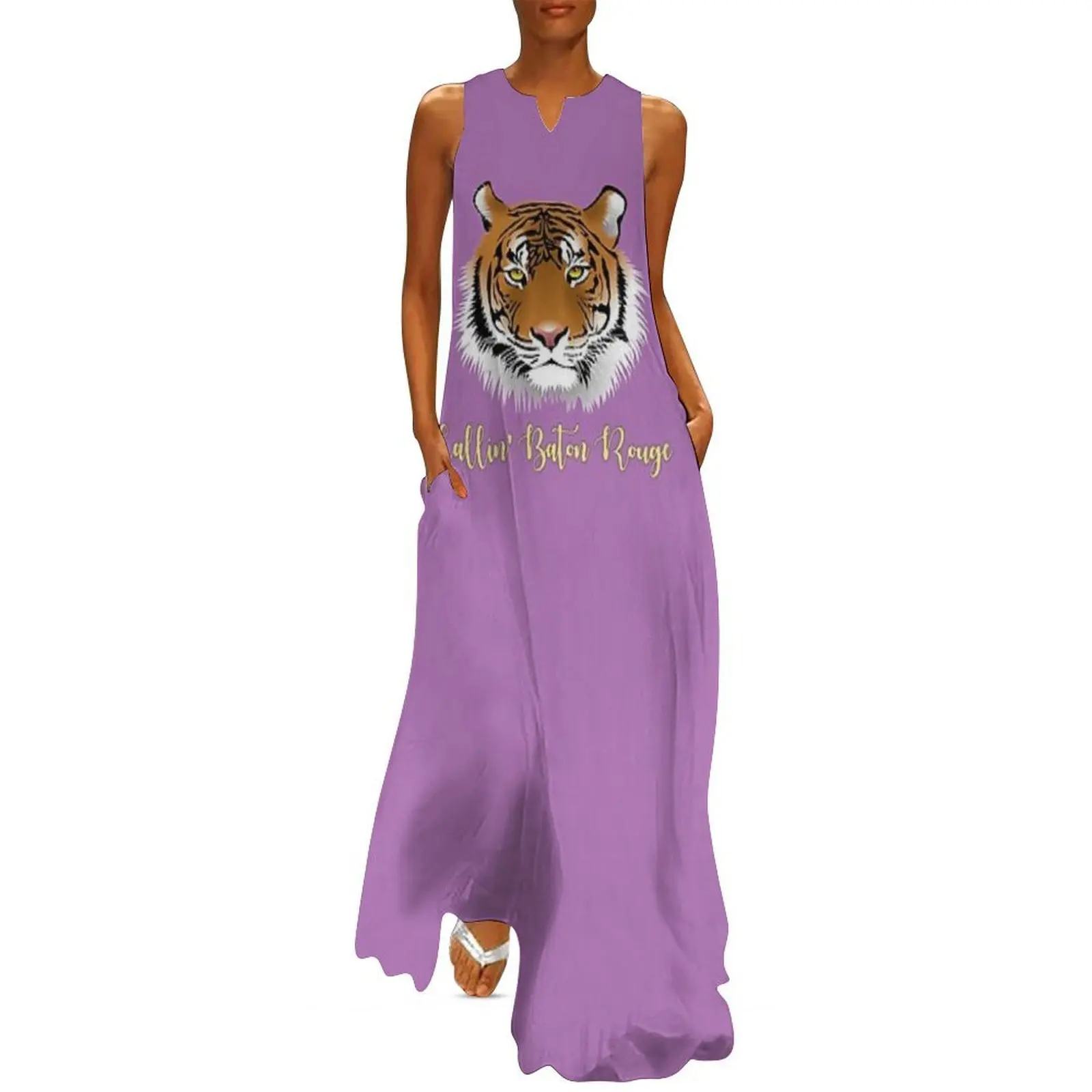 

Callin' Baton Rouge Tiger Long Dress Dresses for wedding party summer outfits for women 2025 Female clothing Women's clothing