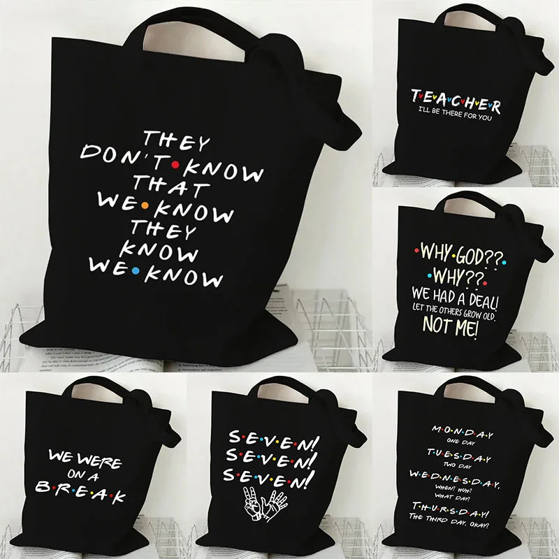 حقيبة كتف للطلاب Pivot Friends TV Show حقيبة تسوق جرافيك كاجوال حقيبة جانبية للسيدات حقيبة ترفيهية حقيبة يد عصرية #1