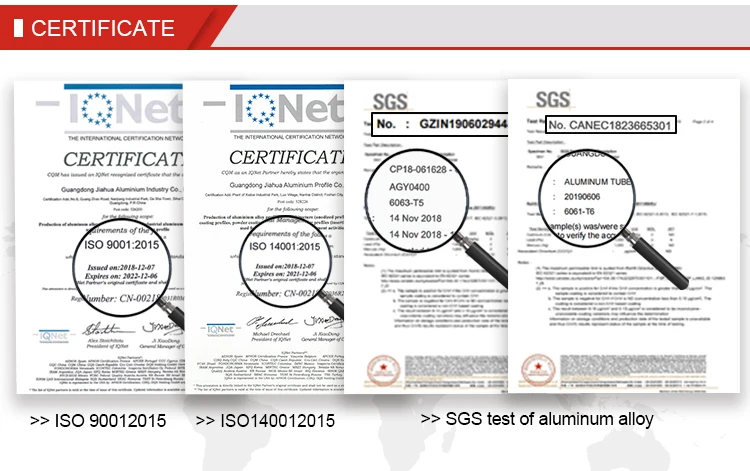 التخصيص دائم باستخدام واجهة الألومنيوم الألومنيوم الستار جدار البثق الملف الشخصي #5