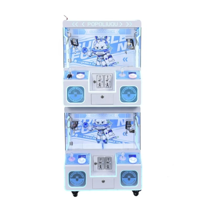 4-Player for Machine-Interactive Arcade Toy Vending System Metal Construction English Support for Entertainment Centers