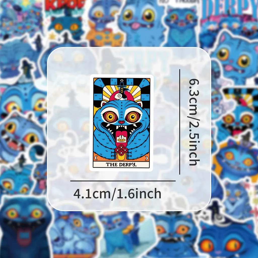 51 Pezzi Witch Hunter Group Adesivi a Tema Derpy - Simpatiche Decalcomanie Decorative per Diari, Custodie per Cellulari Laptop AnimeWorlds Store