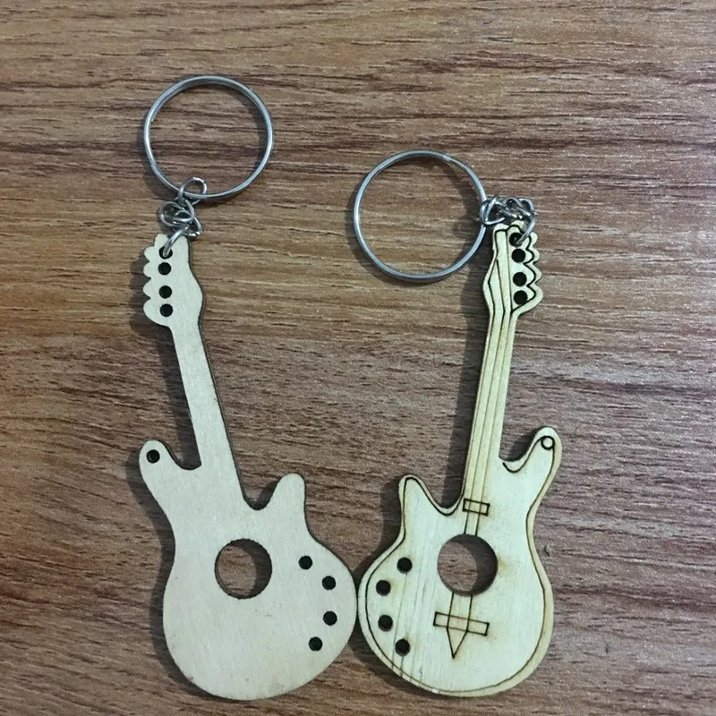 New Fashion Wood Carved Cello Violin Pendant Concert Keychain Necklace Trinket Party Gift Women DIY Photography Props Supplies