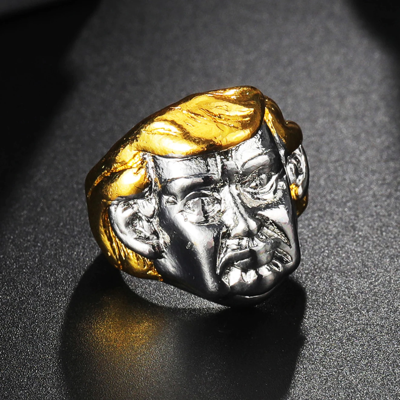 1pc Heavy Rock Punk American President Campaign Trump Rings for Men Women Friends Gift Fashion Jewelry