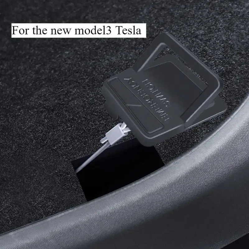 2PCS Set Rear Door Emergency Handle Lock Release Button for Tesla Model 3 Highland Accessories