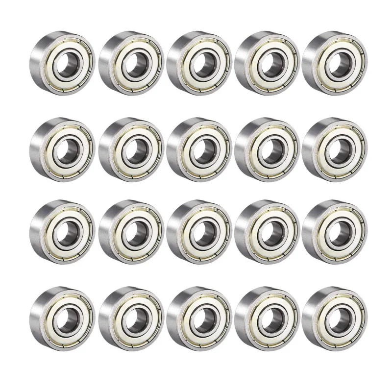 Skateboard Bearings, 608-ZZ High Speed Bearings, 8x22x7mm Double Shielded Ball Bearings for Skateboard, 3D Printer, Motors,