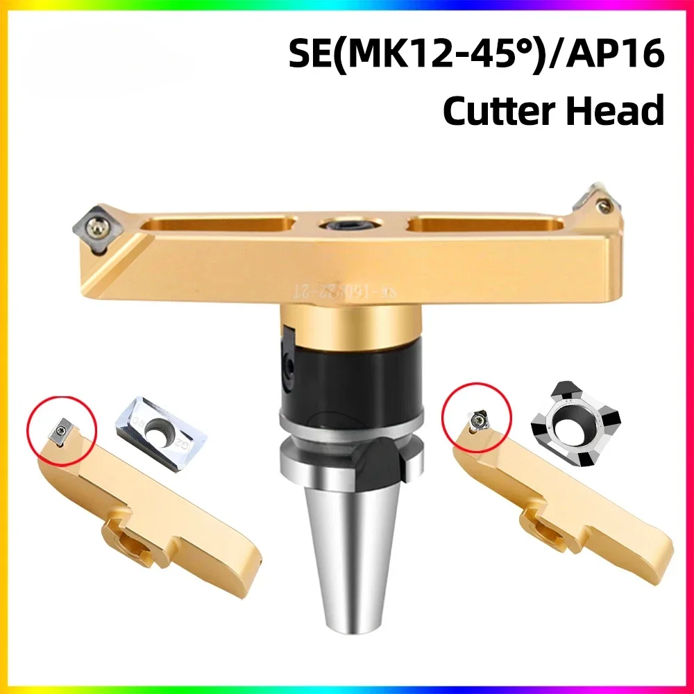 AP SE Face Milling Tool 400R KM12 50 22 27 Right-angle 90° Bridge Type Aluminum Alloy Milling Cutter Head APMT APMT1604 SEHT1204