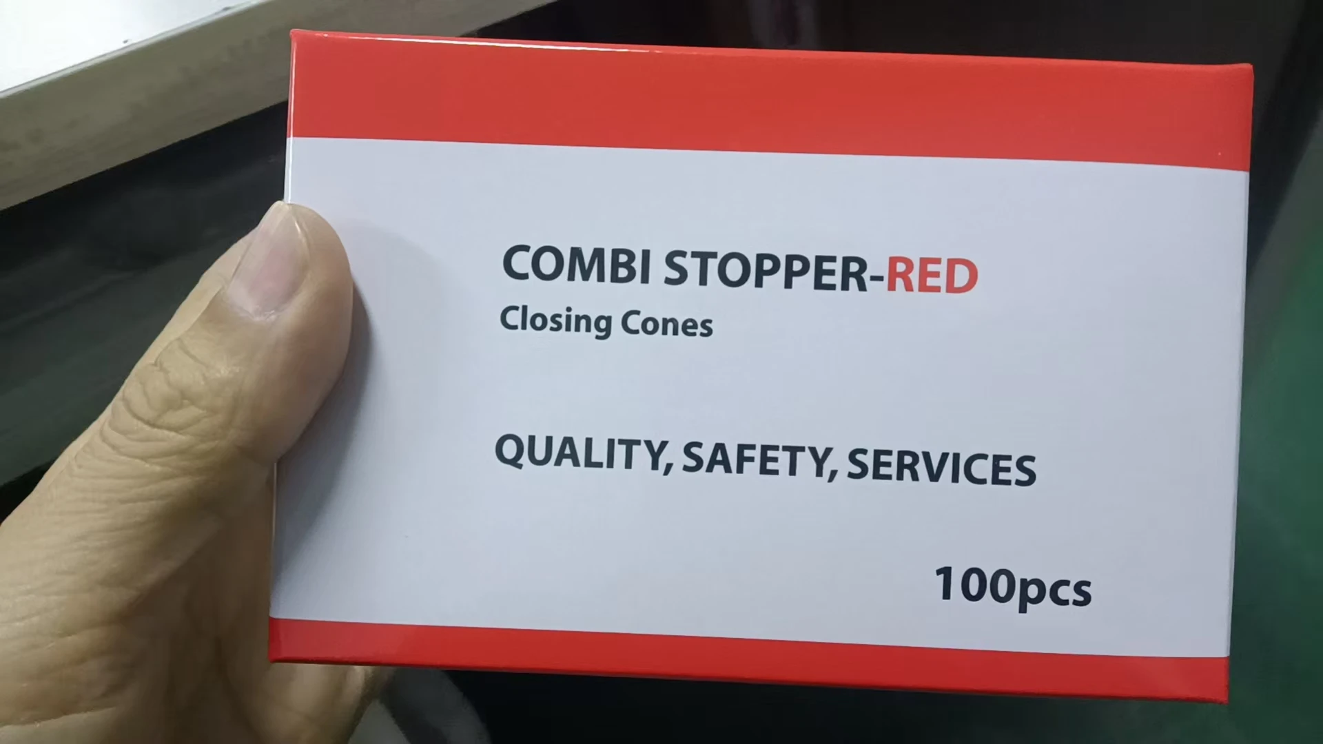 50/100Pcs Red Combi-Cap Luer Lock Closure Male/Female Sterile Individual Pack Medical Device Accessory