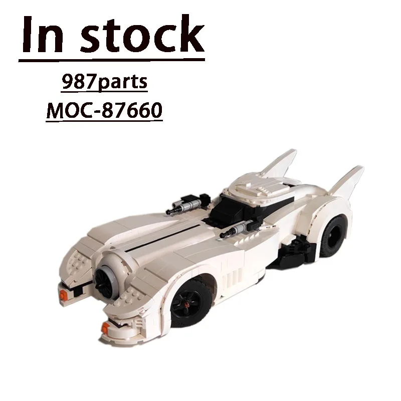 

MOC-87660 Знаменитая классическая серия фильмов, белый суперкар, сборка строительного блока, модель • 987, детали, Рождественский подарок для детей