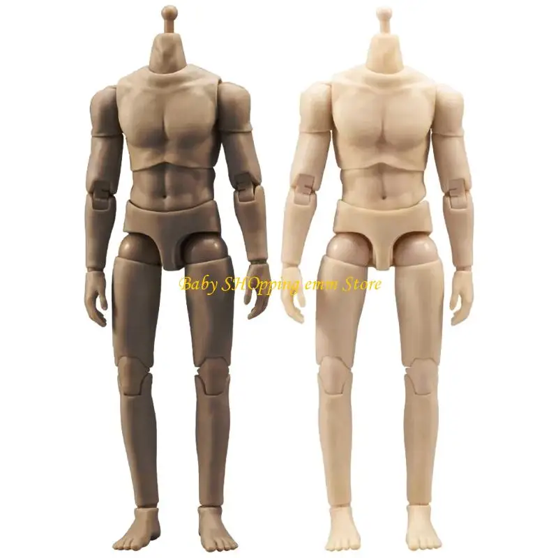 

23GD Highly Articulated 1/12 Scale Male Figure Muscle Body With Soft Joints And Realistic 6Inch Muscle Texture For Collector
