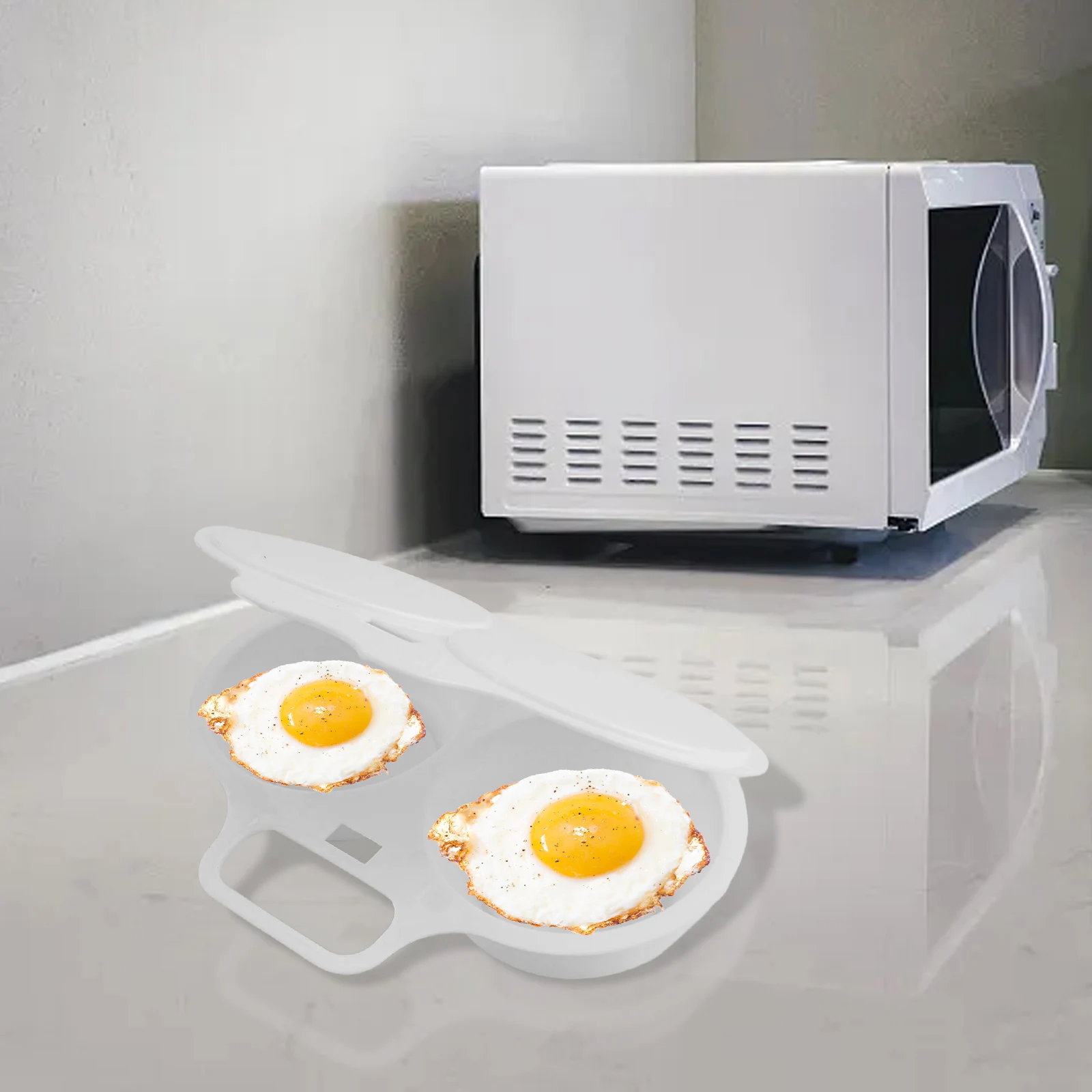 Convenient And Efficient Egg Maker Compact And Space Saving Egg Maker Egg Poacher Easily Store Compact And Space Saving