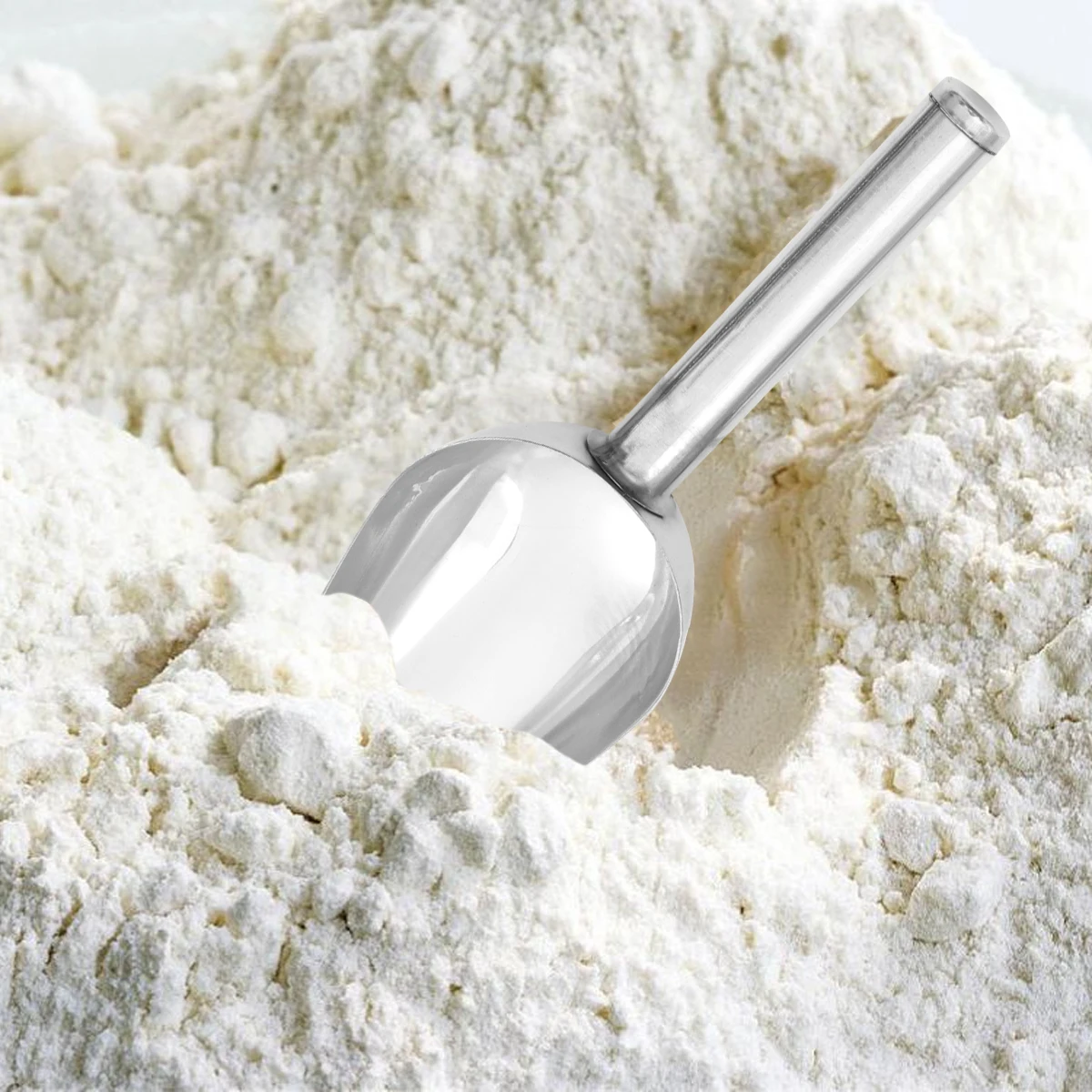 

3pcs Stainless Steel Cube Shovel Scoop For Ice Cream Watermelon Candies Grains Restaurant Home Use Ice Scoop Rice