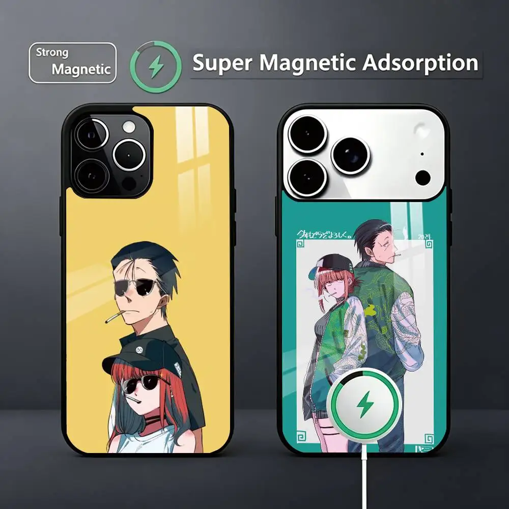 Smoking Behind the Supermarket with You Phone Case For iPhone17,16,15,14,13Plus,Pro Magnetic Supports Magnetic Wireless Charging