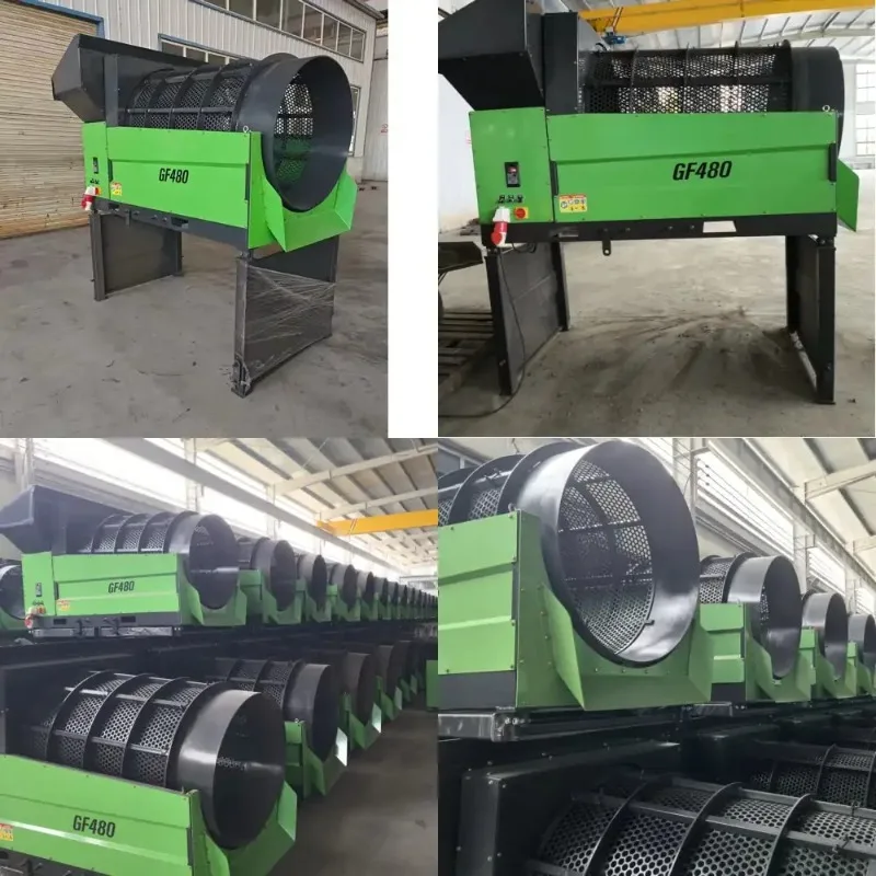 2025 Factory Price Trommel Screen Compost Screening Machine