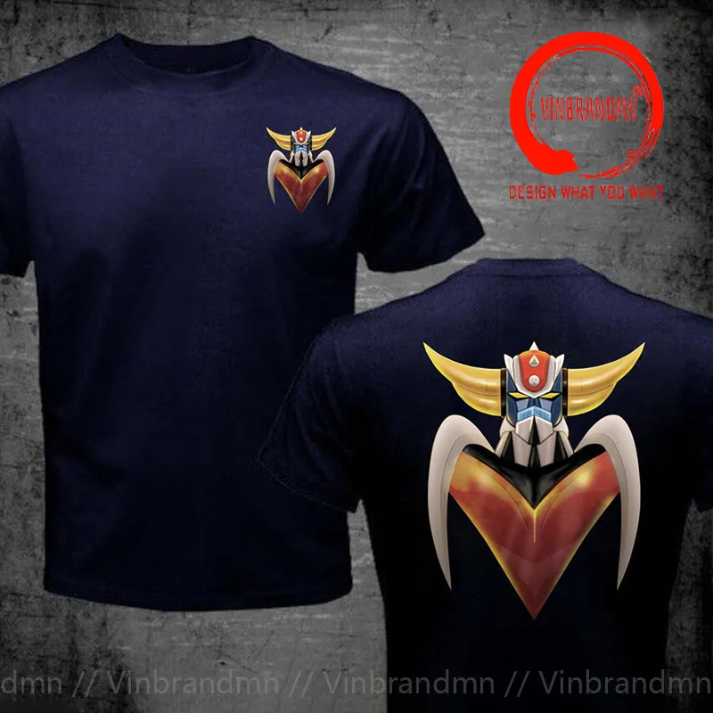 Awesome Anime Goldorak Grendizer Mazinger Z T-Shirt Youth Guys Boys Japanese Cartoon Design Men's Tops Tee Japan UFO Robo Tshirt