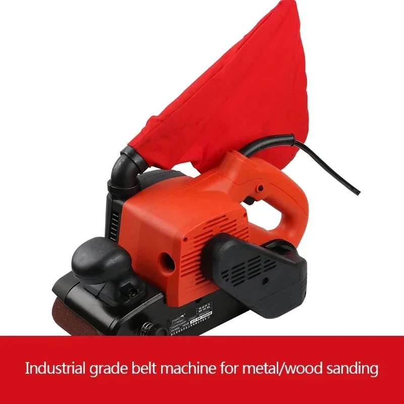 4-Inch Portable Sanding Machine Multi-Function Polishing And Grinding Machine Flat Polishing Tool Woodworking Belt Machine