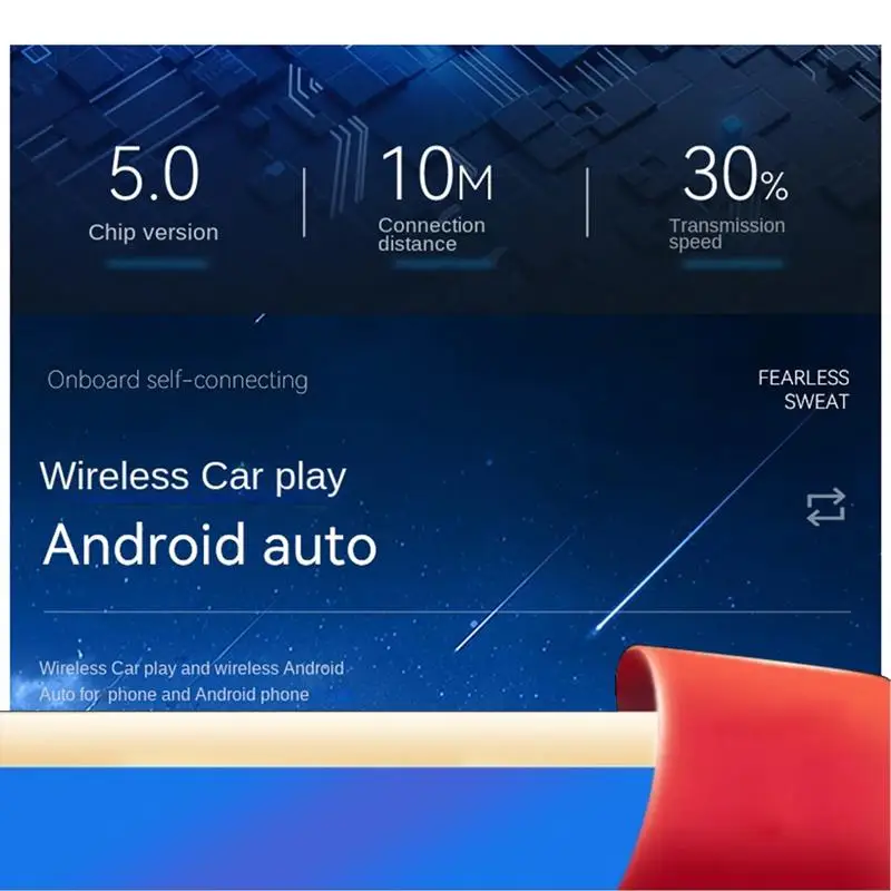 

2 в 1 Carplay Box Android Auto беспроводной конвертер Carplay автомобильный Android Smart Box беспроводной адаптер автомобильный адаптер-X62A