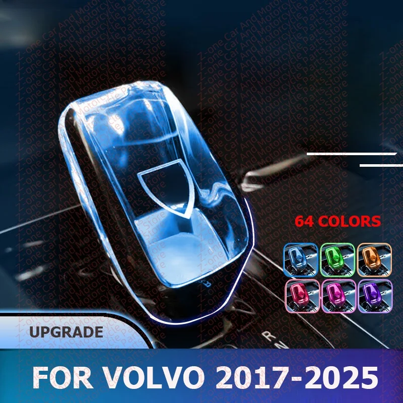 

For Volvo 2017-2025 Replacement Crystal Gear Lever Stick Shift Knob Handle Interior Shitfer XC60 XC90 V60 V90 S60 S90 XC40 C40