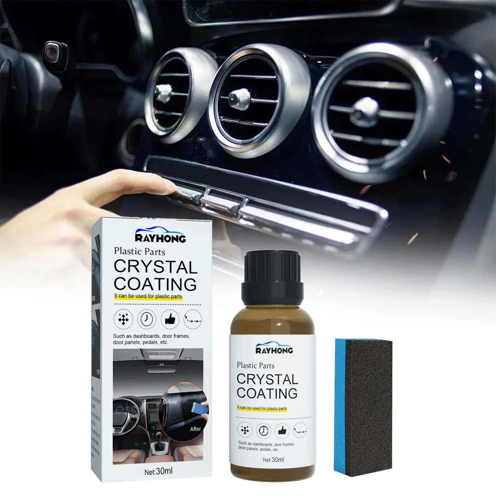 Plastic Restorer Multi Functional Car Plastic Revitalizing Coating