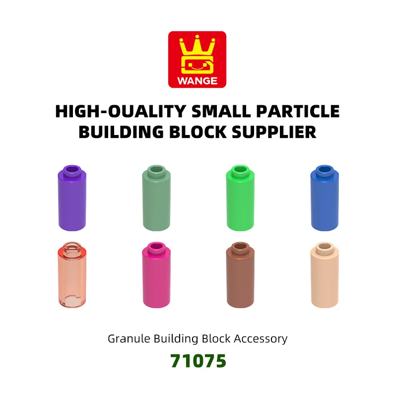 

Wange 194Pcs/Lot 71075 Round 1x1x1 Cylinder Building Blocks MOC Accessories Compatible with Brick Children Toys Gift motorcyce