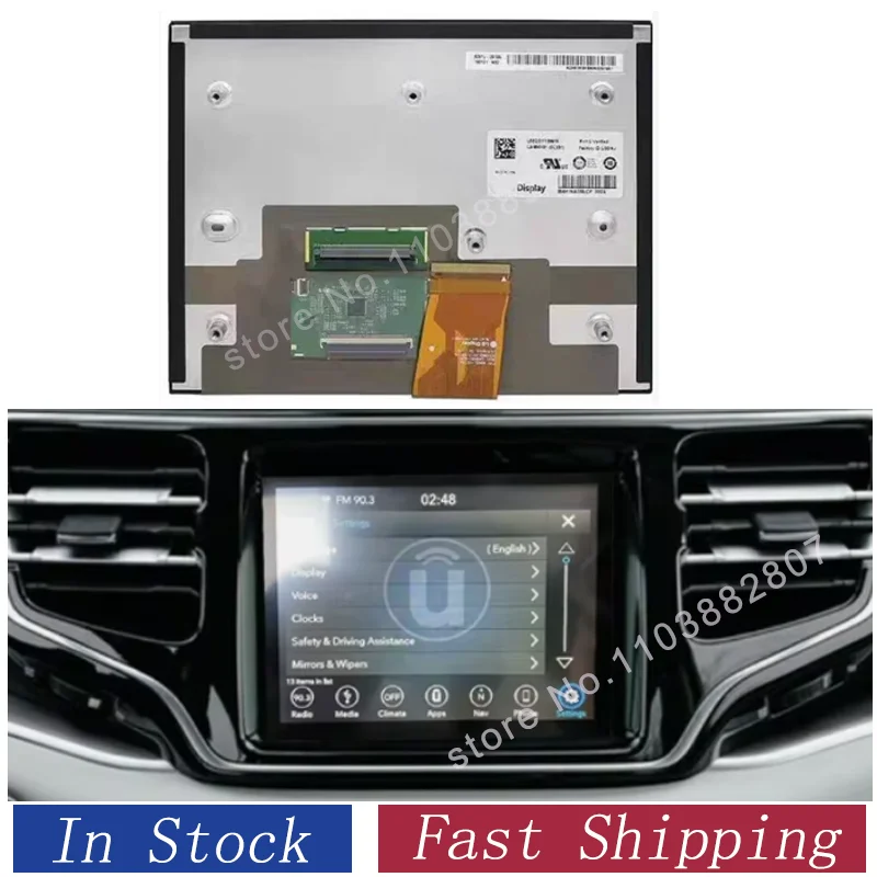 LA084X01-SL02 LA084X01-SL03 LA084X01-SL01 LCD With Touch Screen For Jeep Grand Cherokee Uconnect 2018-2020 LA084X01 SL02 SL01 03