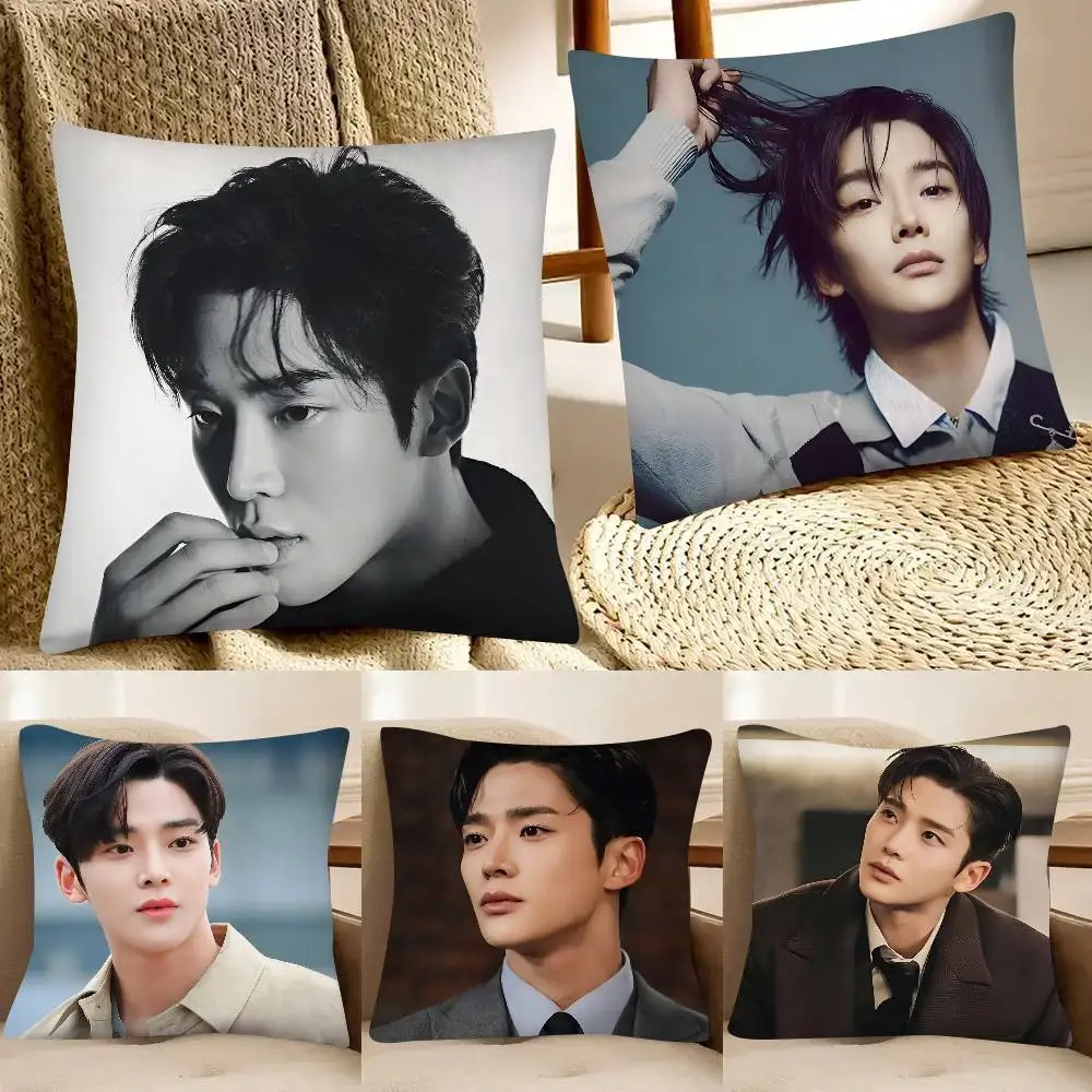 Koreanische Schauspieler Rowoon Kissen Fall Fashion Square Kissenbezug Schlafzimmer Sofa Zimmer Ins Dekoration Freizeit