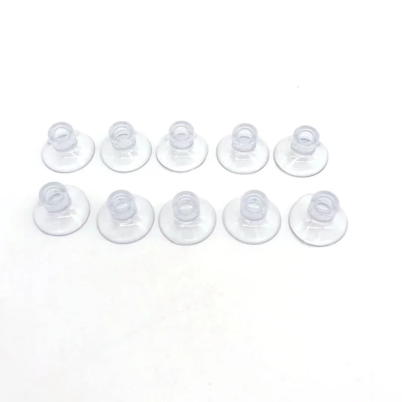 10Pcs Transparent Black Aquarium Suction Cup Air Tube Holder Sucker for Fish Tank Pump Oxygen Air Tube Fixing Clip Accessories