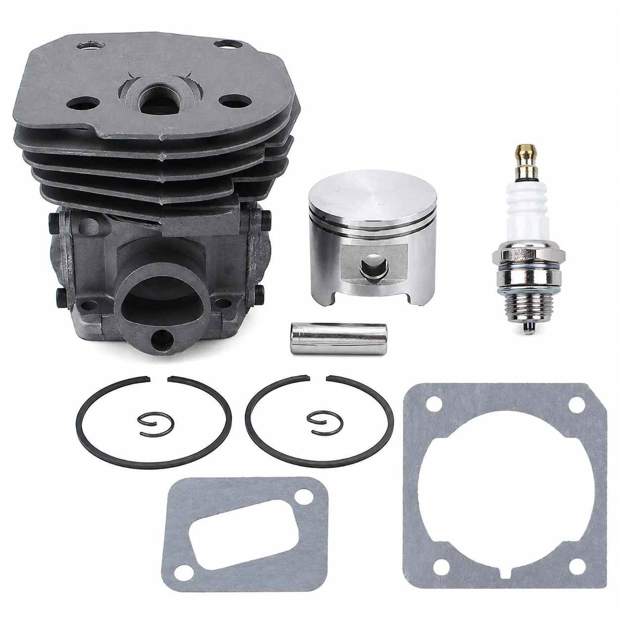 45mm Big Bore Cylinder Piston Kit for Husqvarna 346 XP 350 351 353 Chainsaw Nikasil Replacement 5372531-02 503869871 537253002