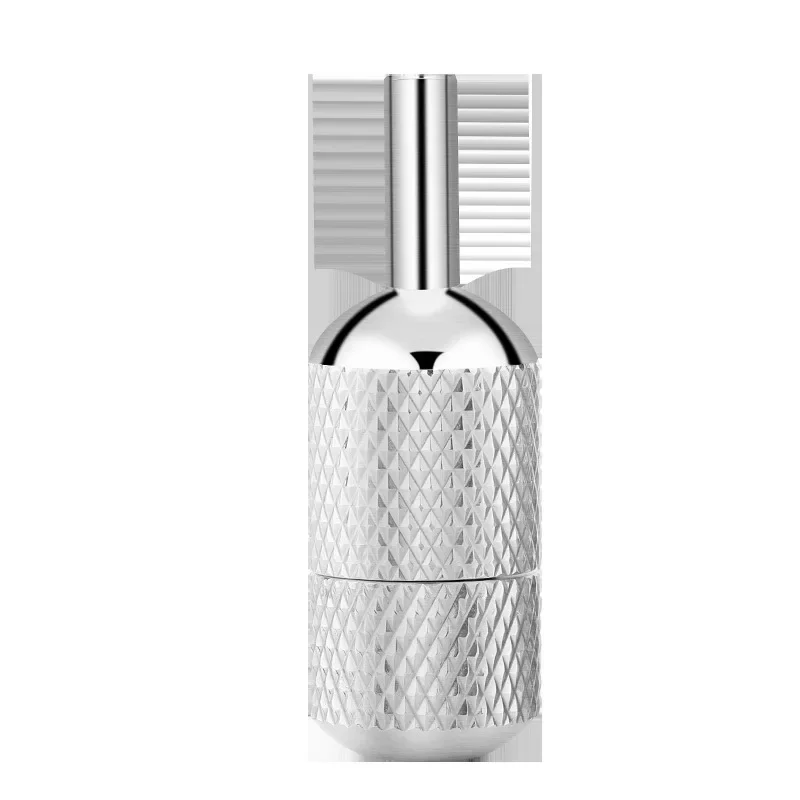 New Coarse Grain Stainless Steel 25MM Tattoo Machine Integrated Self-Locking Grip Anti Slip Handle For Various Needles Machines