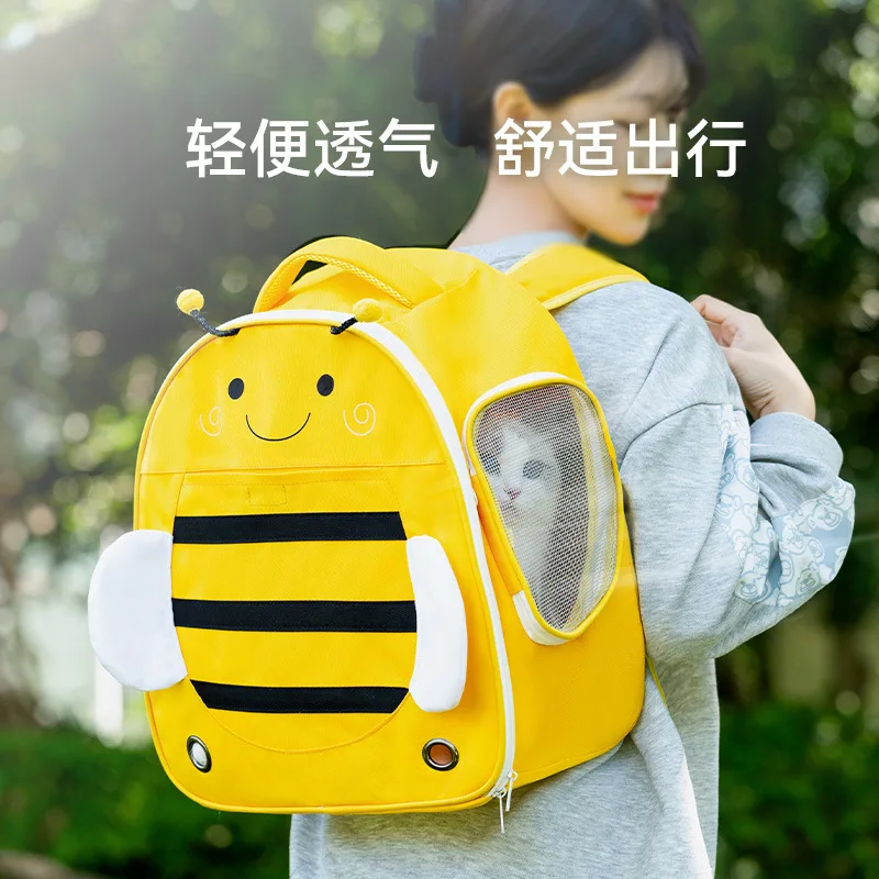 

Pet Cat Bag Portable Cat Backpack Outdoor Travel Transport Bag Pet Supplies With Anti Breakaway Belt For Cats And Puppy Carrying