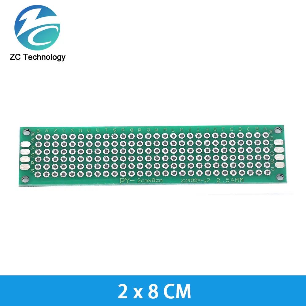 7x9 6x8 5x7 4x6 3x7 2x8cm Double Side Prototype Diy Universal Printed Circuit PCB Board Protoboard 9*15 12*18