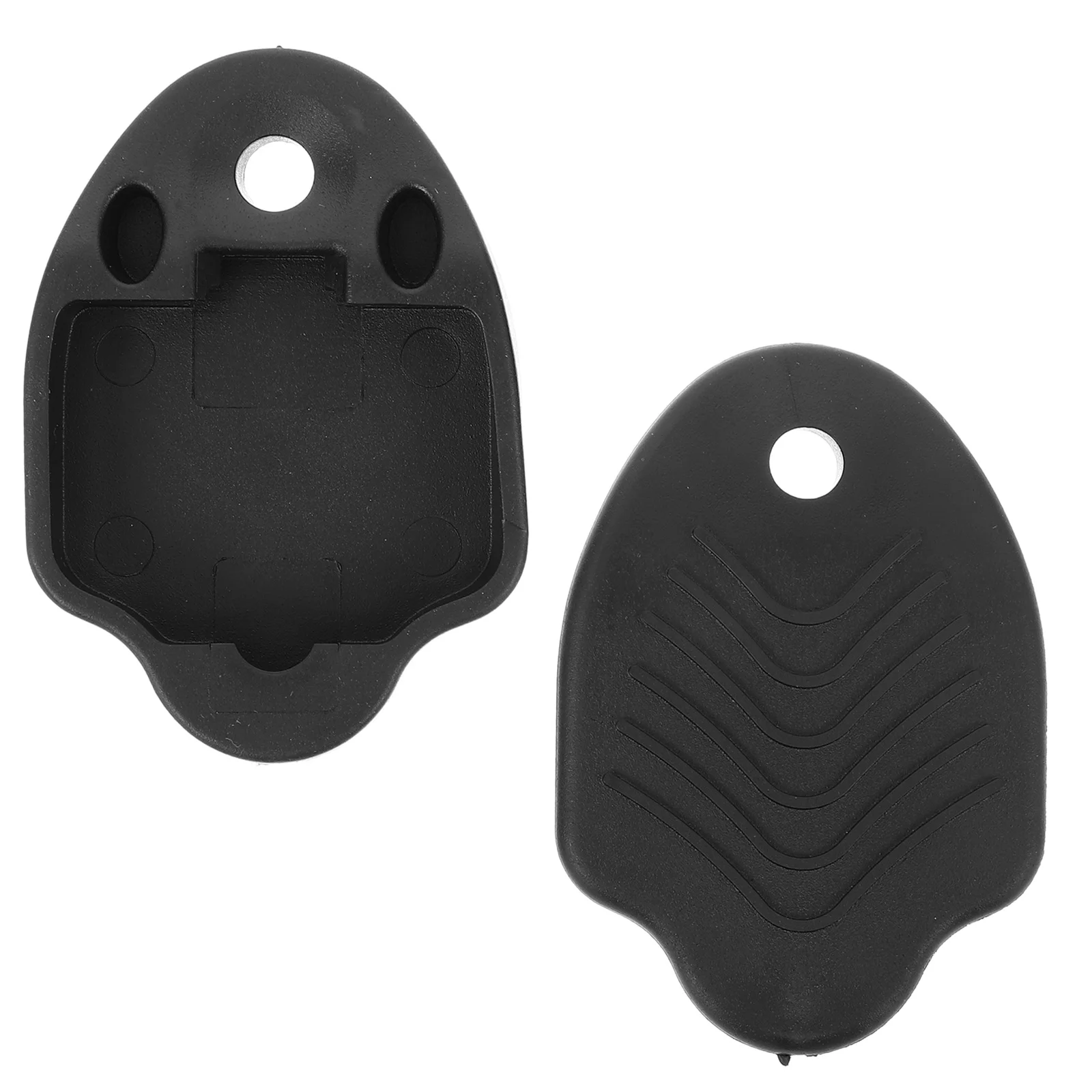 2Pcs Bike Pedal Lock Plate Self-Locking Protective Cover Cycling Pedal Cleat Cover Portable Lightweight Bike Cleat Protector