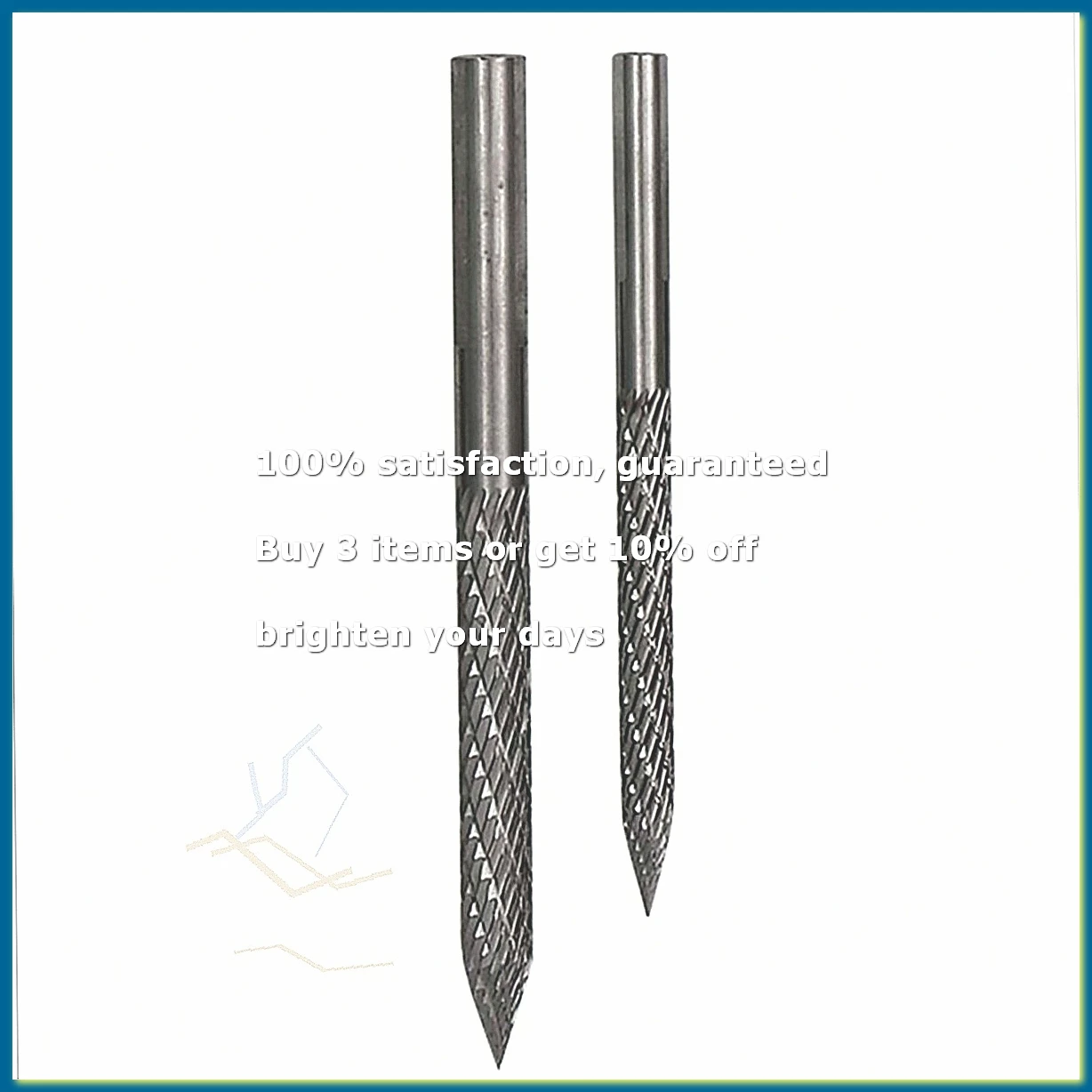 New 2Pack Tire Bit Multi Sizes Tire Repair Carbide Burr Drill Bit Tire Patches Plug Cutters Wire Cutter Reamer Drill 6mm 8mm