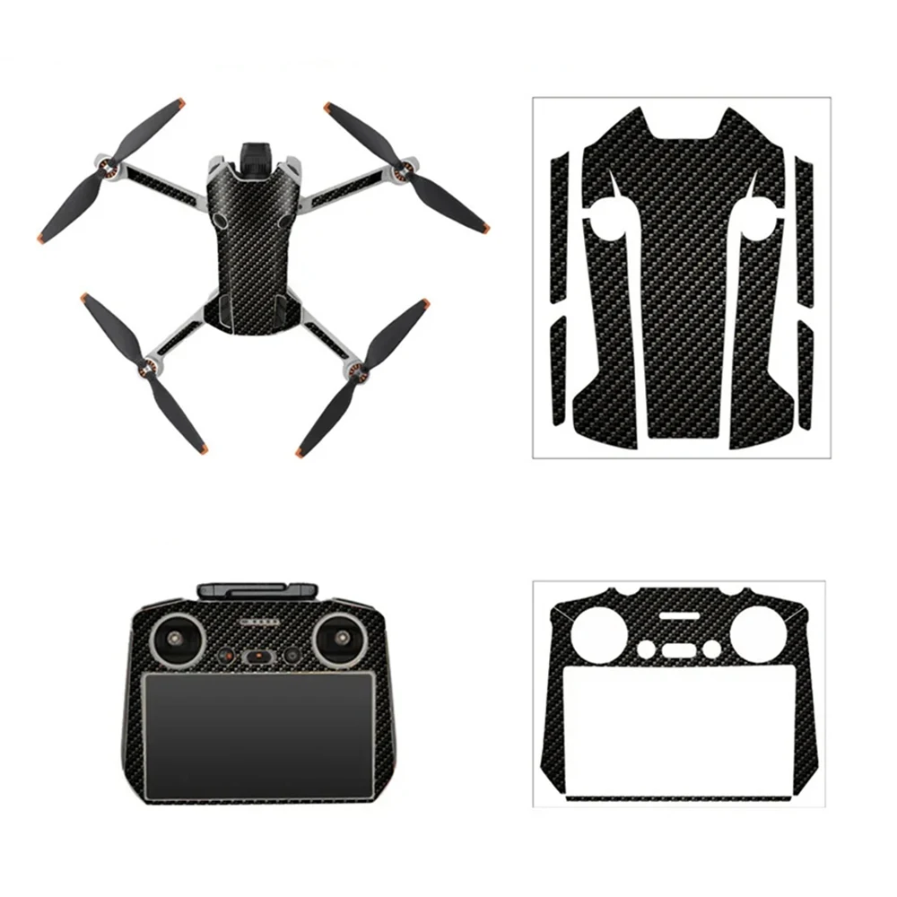 PVC Sticker Drone Decals for DJI Mini 4 Pro Stickers Protective Film Waterproof RC 2 Remote Cover Skin Mini 4 Pro Accessories