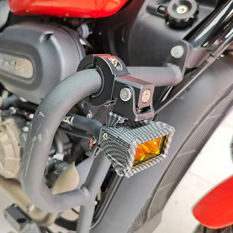  Motorcycle Accessory Led Lamp Holder Spacer Included for 22 to 28mm Handlebars