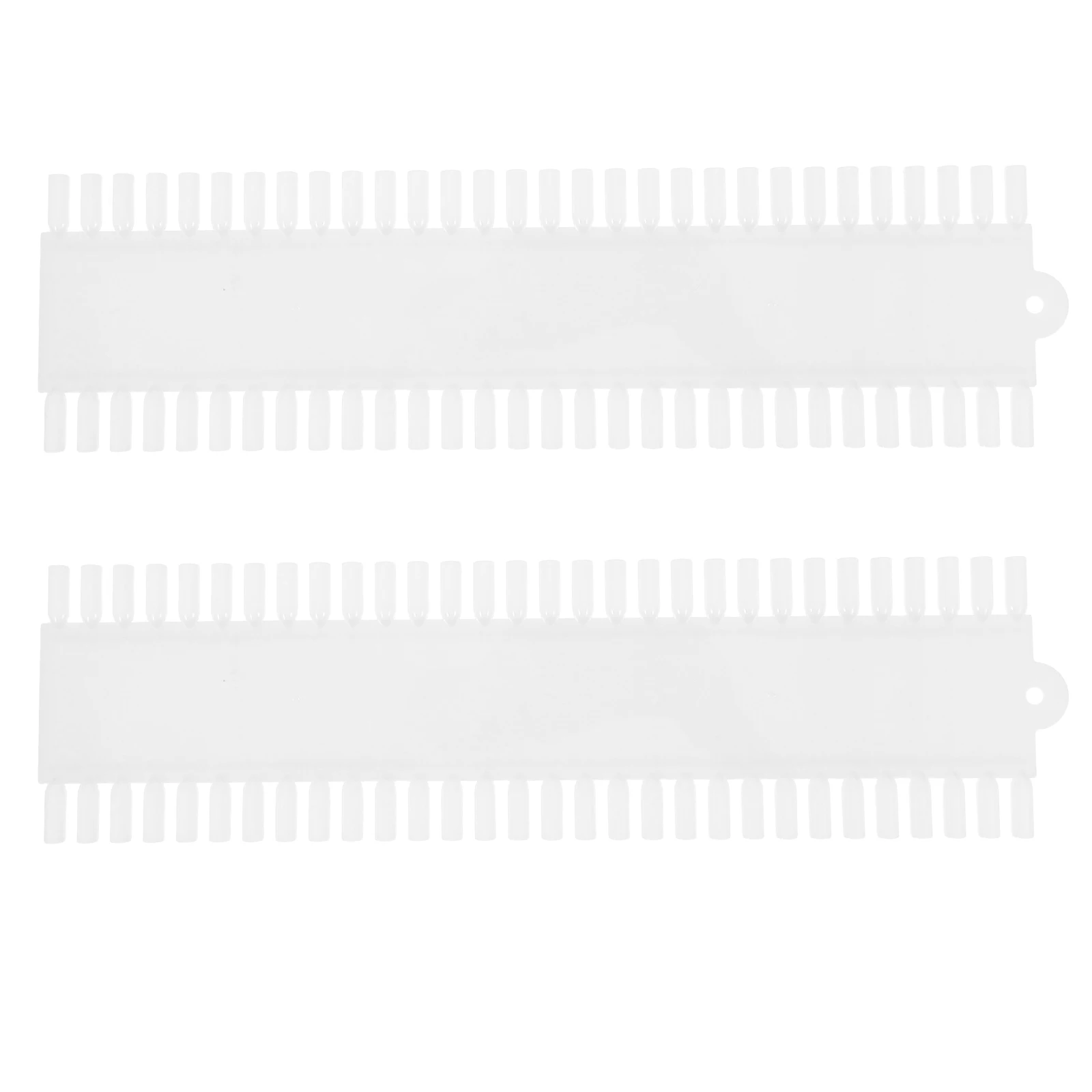 

2Pcs Nail Polish Painting Practice Board Durable Beige Nail Color Display for Salon School Personal Use Wholesale