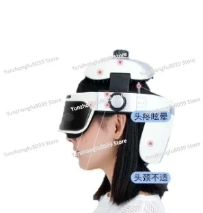 Rechargeable Wireless Head Eye Scalp Massager Built-in Music Human Nape Massage Relieved Head Muscle Pain Head Massager Helmet