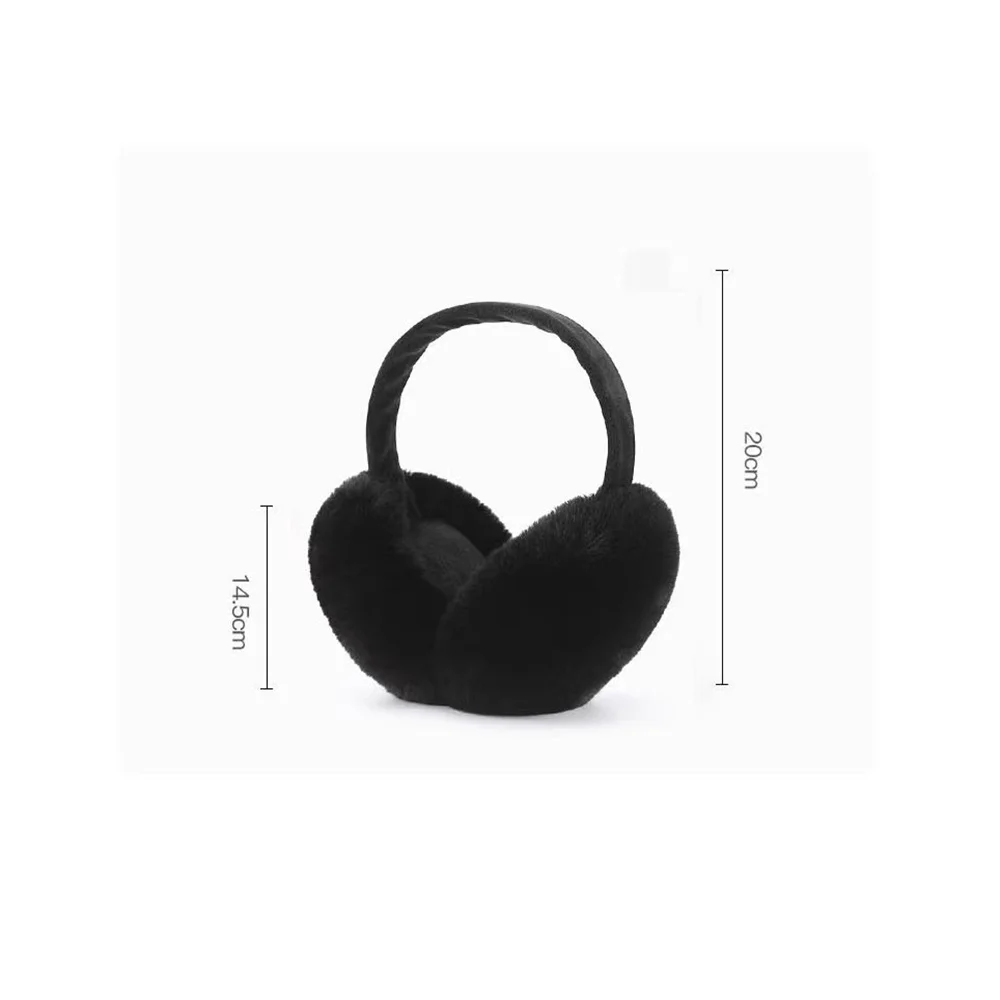 Mulheres inverno quente orelha muffs earflaps meninas macio fofo aconchegante pelúcia mais quente earmuff