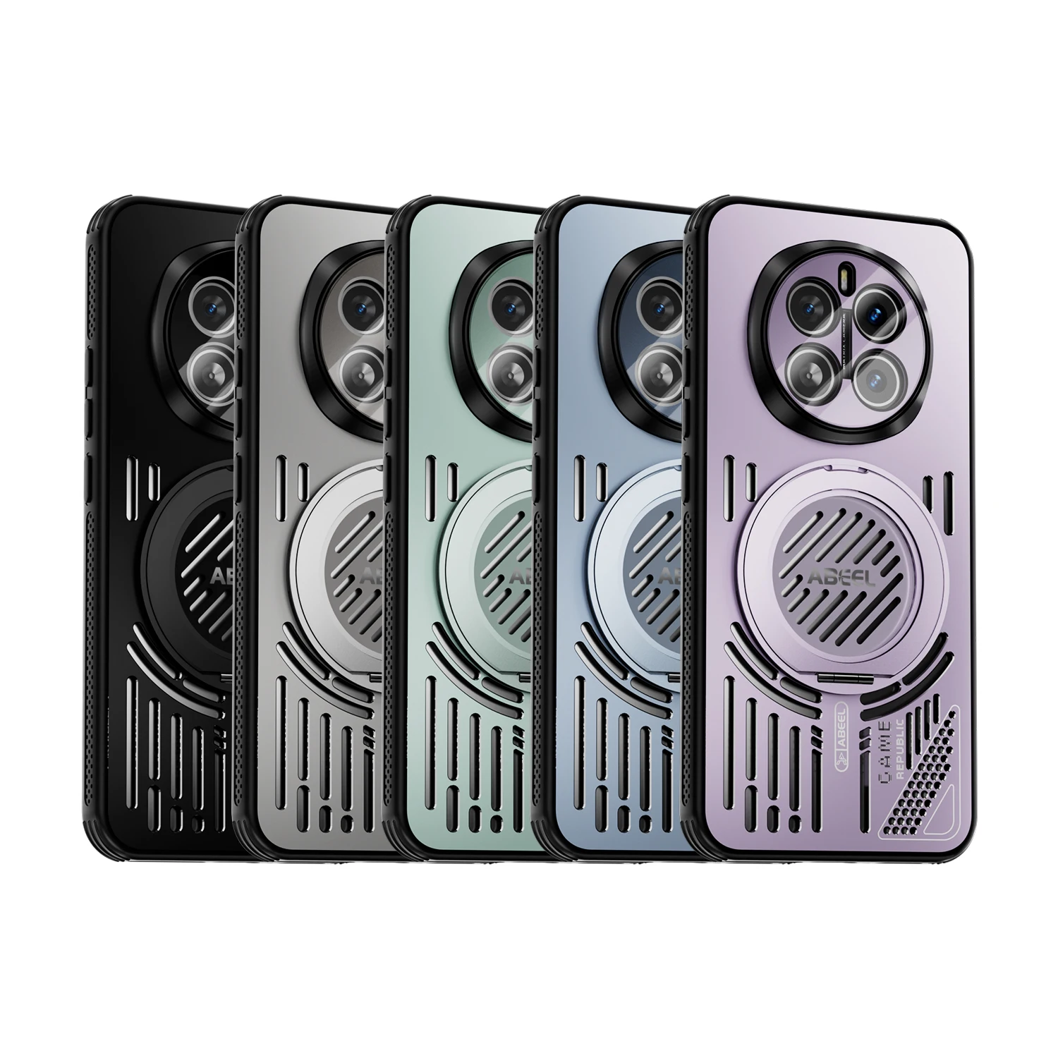 

For Honor Magic 7 Pro Case Protective Magsafe Phone Holder Heat Dissipation Perforated Magnetic Back Cover