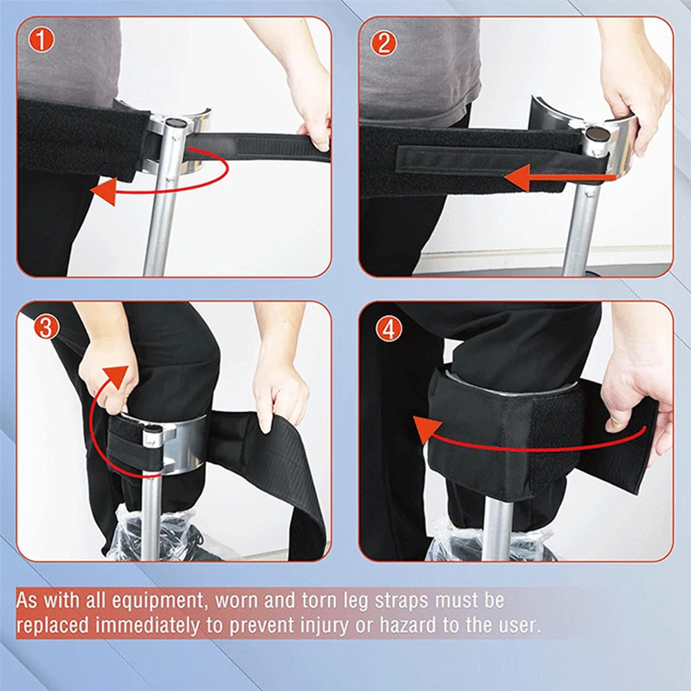 Compatibility Comfort Extra Comfort Thick Padded Stilt Strap Leg Bands Strap Area Thick Padded Stilt Strap Leg Bands