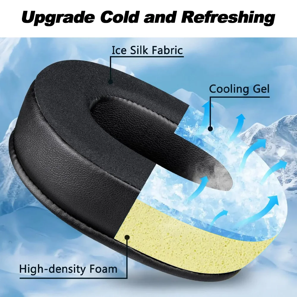 Almohadillas para auriculares BASEUS Bowie 10 MAX ANC D03 D05 almohadillas de repuesto tela de malla cubiertas de memoria esponja proteína suave