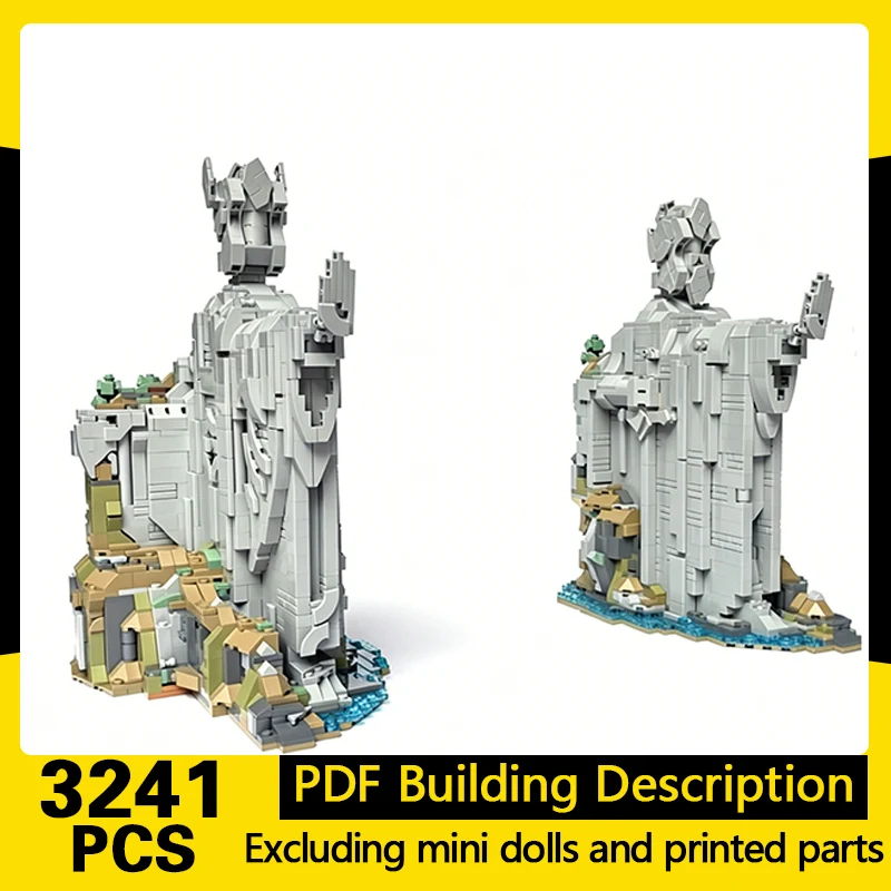 

Ring Movie Model MOC Building Bricks Giant Statue Diorama Modular Technology Gifts Holiday Assemble Children Toys Suit
