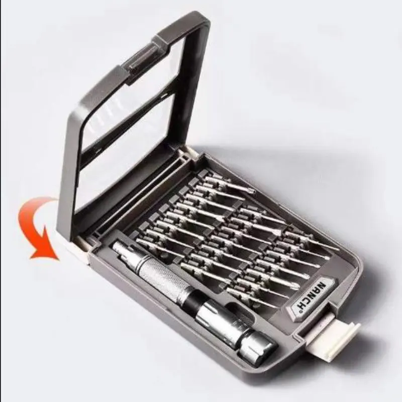 Imagem -03 - Xiaomi-nanch Conjunto de Chaves de Fenda Manual Aço Crv Precisão Magnética Bits de Ponta Dupla Liga Cnc Reparação Corporal Ferramentas Manuais 22 em 1