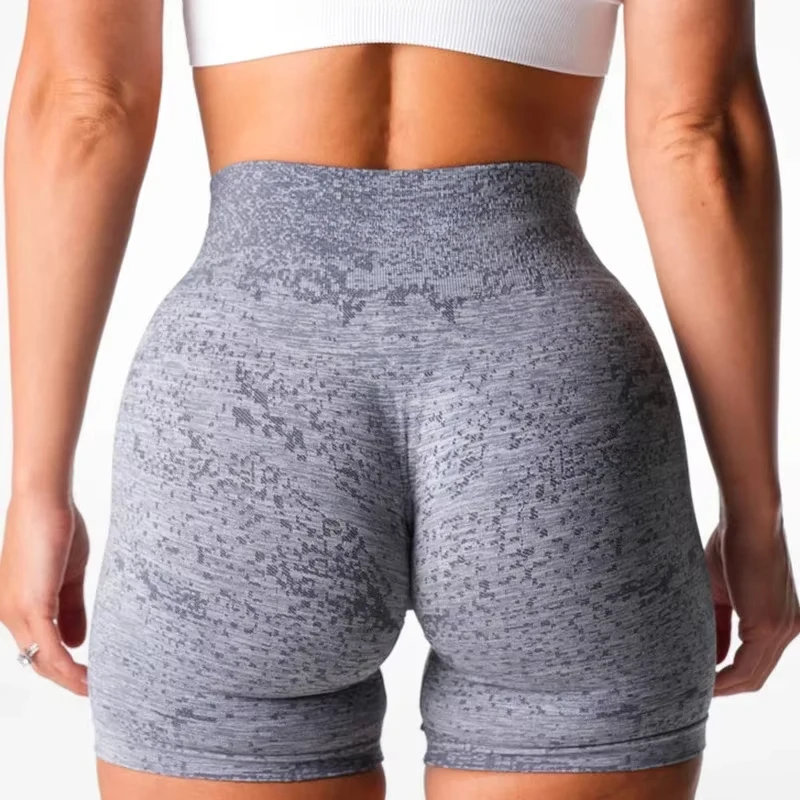 TKITK Digital Seamless Shorts Women Soft Workout Tights Fitness Outfits Spandex Yoga short Gym Wear image 3