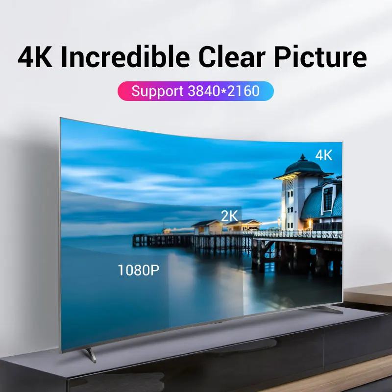 1.2,4k,HD 144hz,21.6gbps,ビデオ,ラップトップ,HDMI,USBポートを備えたプレイポート用のアダプター