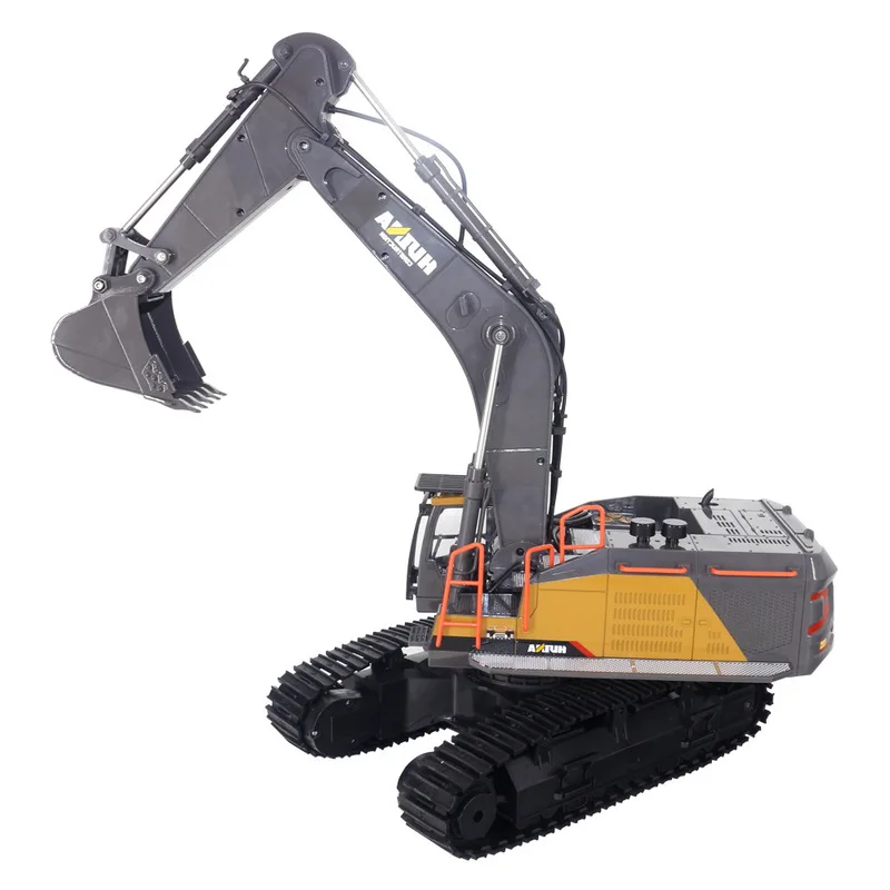 Cross border remittance of large alloy remote-controlled excavator, electric engineering vehicle model, children's toy