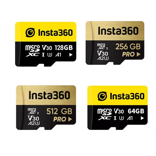 Imagen 2 del producto Tarjeta MicroSD Insta360 para Insta 360 X4 X3 ONE X2 RS tarjeta de memoria Micro SD 64GB 128GB 256G 512G accesorios de cámara extraíbles