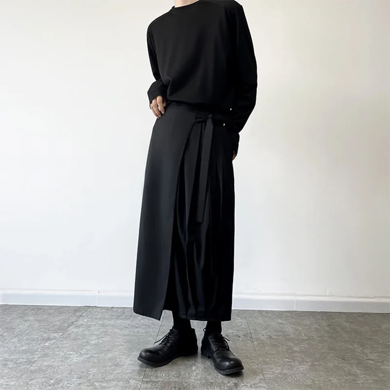 Casual Shirring Wide Leg Straight Leg Culottes